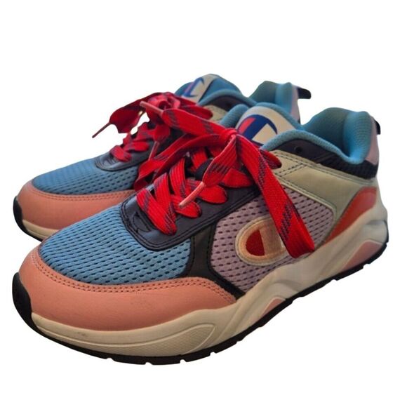 Champion 93 Eighteen SP Block Sneakers Size 7 - Picture 2 of 11